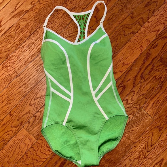 Super cute and fun green swimsuit! I’m sorry but this item was sold! - Picture 1 of 4